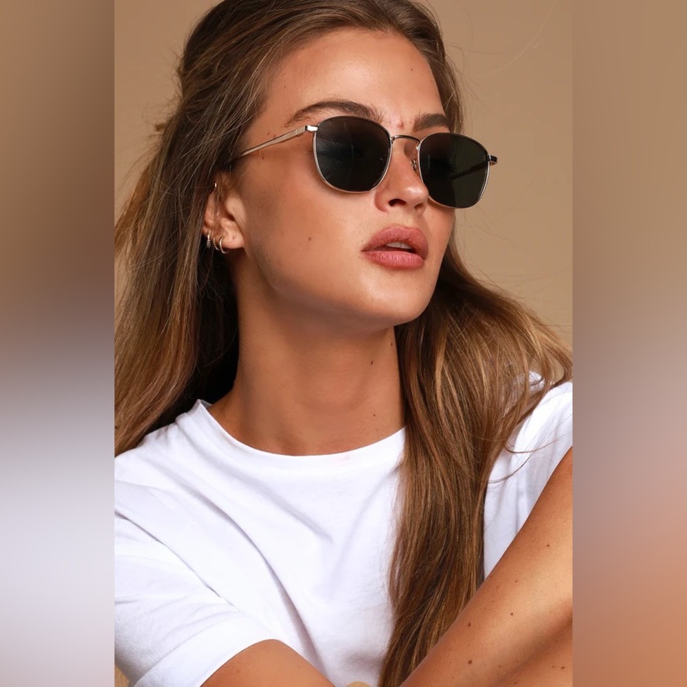 Le Specs Neptune Gold Sunglasses